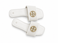 White gold face sandal